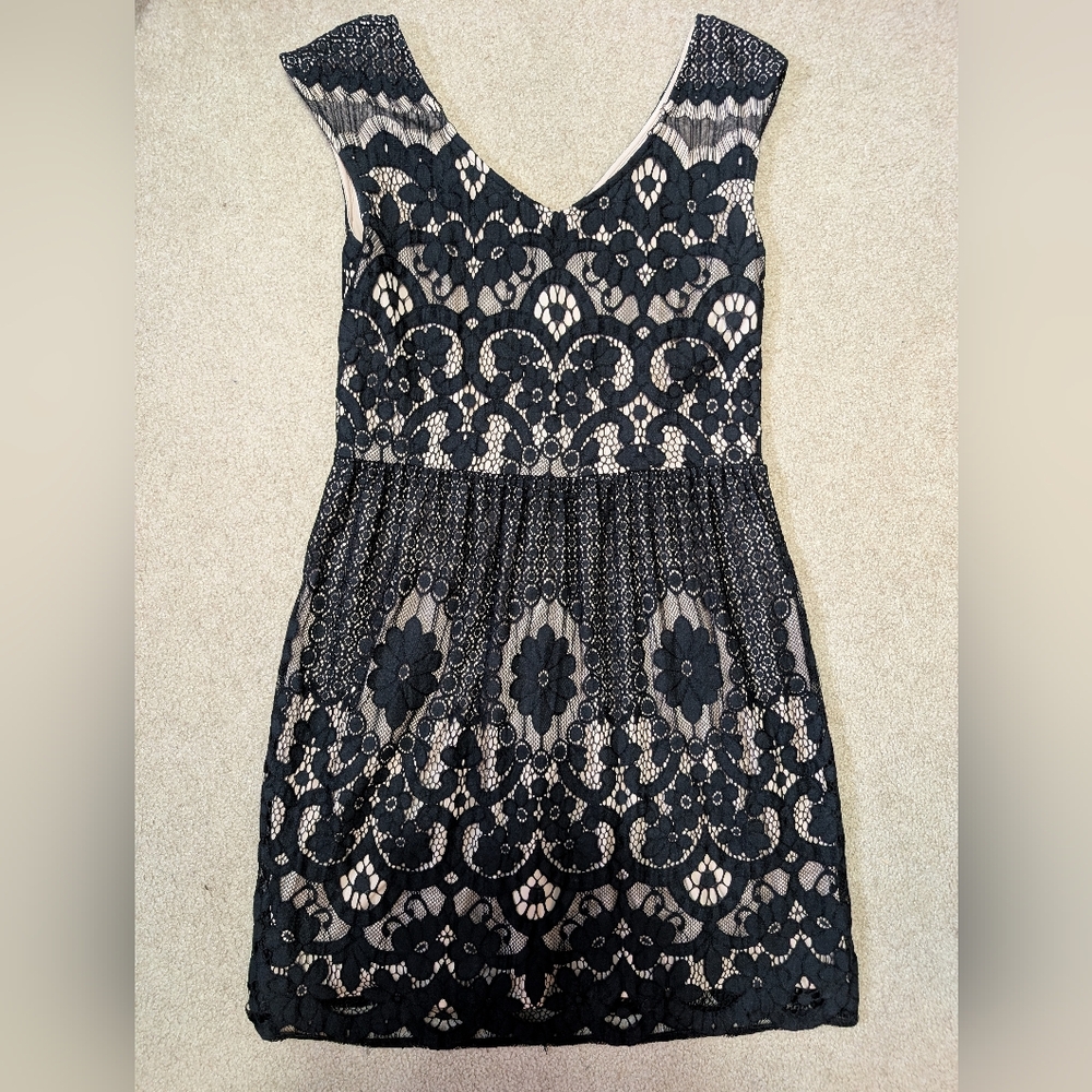 Madison Leigh Black Lace Dress